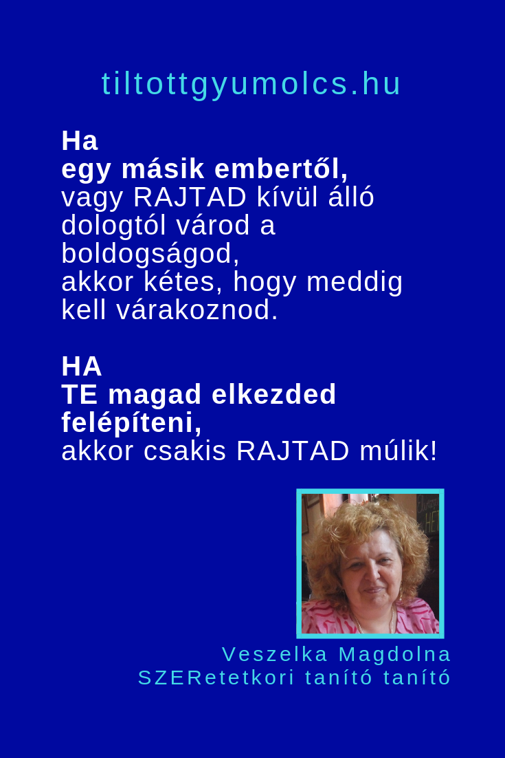 Boldogságod RAJTAD múlik! - Tiltott gyümölcs